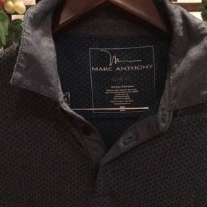 Marc Anthony Boys Dress Shirt Short Sleeve.